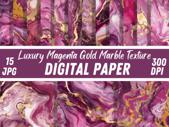 Download Luxury Magenta Gold Marble Backgrounds - Backgrounds Collection