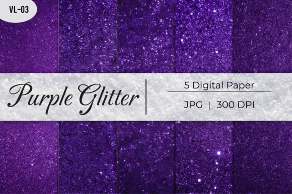 Download Purple Glitter Paper Backgrounds - Backgrounds Collection