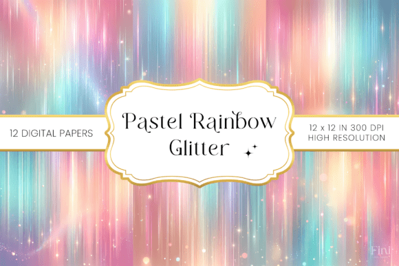 Download Pastel Rainbow Glitter Backgrounds - Backgrounds Collection