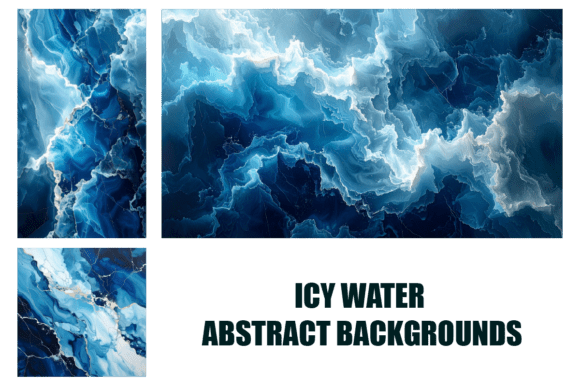 Download Icy Water Abstract Backgrounds - Backgrounds Collection