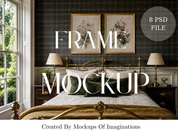 Download Tartan Wallpaper Gold Frame Mockup Set - Tartan Collection