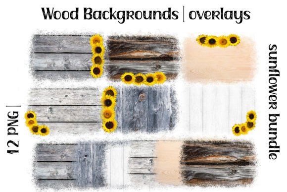 Download Wood Sublimation Sunflower Backgrounds - Backgrounds Collection